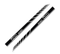 2 adesivi laterali per auto, per Fiat 500 500X 500C 500E Prezzo, pellicole in vinile per auto, decalcomanie, accessori per tuning e styling fai da te.