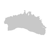 2 adhesivos de vinilo para el coche o la moto " Menorca " Isla española, Sticker / Pegatina sin fondo (ca. 11 x 7 cm) (plata)