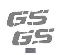 2 adhesivos laterales del depósito compatibles con Motorrad F 800 GS 2008-2015 (grafito)