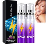 2 aerosoles orales probióticos, ambientador para una frescura duradera y salud bucal, spray portátil de retención de aliento fresco, limpieza profunda, manchas de dientes limpios