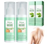 2 aerosoles para el acné y la espalda, para tratar el acné, complejo de acné, limpieza profunda, tratamiento del acné de la espalda, natural, suave para la piel