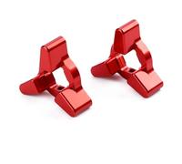 2 Ajustadores De Precarga Horquilla Anodizados Hexagonales Para Motocicleta 14/17/19/22 Mm, Aluminio CNC Universales(Red,14mm)