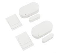 2 alarmas antirrobo de 130 dB para puerta y ventana, timbre de seguridad alto para volumen, antirrobo, para casa, oficina, tienda, ABS, color blanco, funciona con pilas