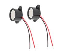 2 alarmas electrónicas activas, zumbador de alto decibelio negro para cuestionarios, vigilancia del hogar, herramientas electrónicas de bricolaje (DC12V)