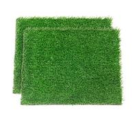 2 alfombrillas de césped artificial para balcón, inodoro para perros, césped de repuesto para inodoro de perros, así como almohadillas de entrenamiento reutilizables para perros pequeños, grandes y
