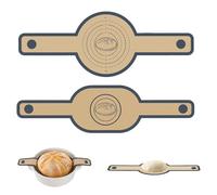 2 alfombrillas de silicona para hornear pan para horno holandés, soga de pan con asas largas, base reutilizable para hornear pan resistente al calor para masa madre, horno y olla de hierro fundido
