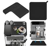 2 alfombrillas de silicona para Ninja Luxe Café Es601eu/Es701eu Esterilla superior para Ninja Luxe Resistente al Calor Base Antideslizante Alfombrilla Silicona Alfombrilla Cafetera Diseño Doble Cara