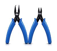 2 alicates de crimpado de joyería, herramienta de crimpado de cuentas, herramientas de precisión para hacer joyas y reparación