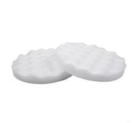2 almohadillas de espuma para pulir de 8 pulgadas para corrección de pintura de coche, marcas de remolinos y eliminación de arañazos, compatibles con pulidores giratorios u orbitales