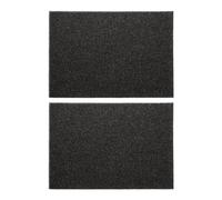 2 almohadillas de filtro de aire negras para filtro de aire, hoja de esponja de espuma, almohadilla de filtro de espuma, alfombrilla de filtro de espuma de 30 x 21 x 1 cm, almohadilla de espuma para