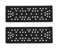 2 almohadillas de interfaz de 62 agujeros de repuesto compatibles con Mirka rectangulares protectores adhesivos para máquina pulidora eléctrica neumática y lijadora