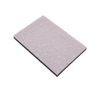 2 almohadillas de interfaz de esponja de lijado firme para lijadoras de bloque de mano, para lijado redondo y curvo, tamaño 75 x 100 mm, sin agujeros de extracción para una abrasión uniforme