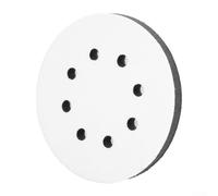 2 almohadillas de interfaz de esponja suave de pulgadas, disco de lijado de 8 agujeros para lijadora orbital, pulidor de pulido de 125 mm para superficies irregulares, reduce la vibración