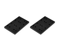 2 almohadillas de lijado de espuma suave, almohadilla de respaldo de interfaz, almohadilla de respaldo de lijadora de interfaz de 80 x 133 mm, almohadilla de amortiguación de gancho y bucle