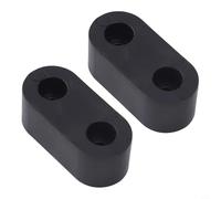 2 almohadillas de límite de goma para máquina de remo, absorción de impactos y control de vibración