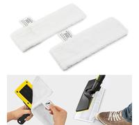2 almohadillas de microfibra lavables para Karcher para mopa de vapor para easyfix SC1 SC2 SC3 SC4 SC5 cubiertas de boquilla de suelo limpieza profunda