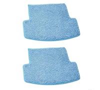 2 almohadillas de microfibra para mopa Multilaser HO041 para WAP Robot W100 - Paños de limpieza reutilizables en seco y húmedo de 41 x 13 cm