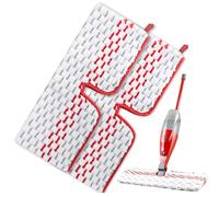 2 almohadillas de microfibra para mopa Vileda 1-2 Spraymax Spraymax, funda de repuesto reutilizable para mopa, almohadillas de limpieza para todo tipo de suelos