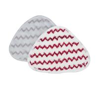 2 almohadillas de microfibra repuesto for mopa, lavables y reutilizables, for la herramienta limpieza a vapor con pulverizador caliente Vileda(Red)