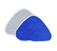 2 almohadillas de microfibra repuesto for mopa, lavables y reutilizables, for la herramienta limpieza a vapor con pulverizador caliente Vileda(Blue)