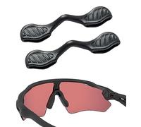 2 almohadillas de nariz de repuesto para Oakley Radar EV Path/Radar Path/RadarLock Path/Radar Pace OJ9001 OO9182 OO9183 OO9184 OO9208 OO9211 OO9333, marco de gafas de sol, color negro, ajuste estándar