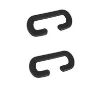 2 almohadillas de PU negras para uso en realidad virtual. Fáciles de limpiar y cómodas de usar.