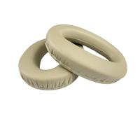 2 Almohadillas de Repuesto de Cuero Proteico Compatibles con Auriculares Sony WH-1000XM2 y MDR-1000X - Oro