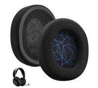 2 almohadillas de repuesto para auriculares SteelSeries Gaming Headset Pads almohadillas para auriculares inalámbricos Arctis 1/3 / 5/7 / 7+ / 7P / 7P+ / 7X / 7X / 7X+ / 9 / 9X / Pro/Prime, tela negra