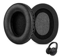 2 Almohadillas de Repuesto para Kingston HyperX para los Oídos | Almohadilla para Auriculares para HyperX Cloud 2/3/II/III/Alpha/Alpha S/Pro/Loud Stinger/Stinger Core/Flight/Flight S, Negro