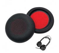 2 almohadillas de repuesto para Plantronics Voyager Focus B825/1&2 UC | Funda para auriculares Blackwire 5200/C5200/5210/C5210/C5220/7225, piel de proteína suave, para oficina y oficina en casa