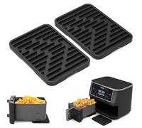 2 almohadillas de silicona resistentes al calor para cesta Ninja de freidora de aire caliente, 16 x 11 cm, superficie de mesa antiquemaduras, almohadilla de silicona para Ninja AF400EU AF500EU SL400EU