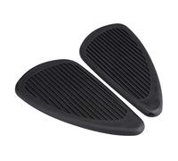 2 Almohadillas de tracción Antideslizantes para Motocicleta Retro, Almohadilla Antideslizante para Tanque, Material ABS Respaldo Adhesivo Ultra pegajoso, (Negra)