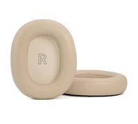 2 Almohadillas Doradas de Piel de Oveja Compatibles con Auriculares B&O Beoplay H95 ANC Beige