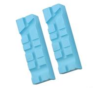 2 almohadillas magnéticas de goma suave para metal, madera y plástico, 4, 5, 6 pulgadas, color azul, herramientas de taller (4 pulgadas)