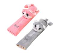 2 Almohadillas para Cinturón De Seguridad De Coche, Almohadillas para Cinturón De Seguridad De Coche De Dibujos Animados, Lindos Accesorios De Decoración Interior De Coche, Accesorios para Coche