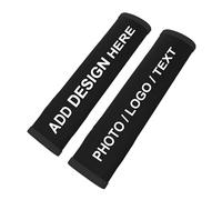 2 Almohadillas para cinturón de seguridad de coche, Funda para cinturón de seguridad personalizada, Almohadillas para cinturón de coche personalizado, Adecuado Para Niños y Adultos, 2 piezas, 30x20cm