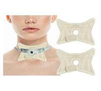 2 almohadillas para el tráqueo, fundas reutilizables para tubo de traqueotomía, almohadillas de vendaje para traqueotomía, suministros de tubo de traqueotomía, almohadillas para traqueotomía
