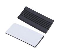 2 almohadillas protectoras de aro de goma para bombo de peso ligero, protectores de aro de goma antideslizantes