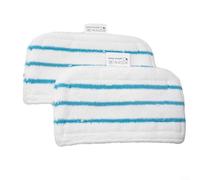 2 almohadillas rectangulares de microfibra compatibles con limpiador a vapor Beldray BEL01097, paños de repuesto lavables y reutilizables para suelos duros, incluyendo madera dura sellada, pizarra