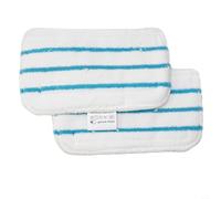 2 almohadillas rectangulares de microfibra para mopa Beldray BEL01097 para limpiador a vapor, diseñadas para una limpieza eficiente y atrapamiento de suciedad en superficies duras