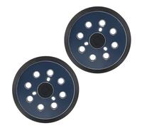 2 almohadillas repuesto para lijadora orbital de 5 pulgadas y 8 agujeros, almohadilla de respaldo de lijado de 125 mm, almohadilla de gancho y bucle, base de lijadora compatible con makita bo5010