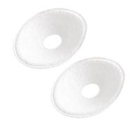 2 almohadillas reutilizables lavables para lactancia posparto, almohadilla de protección de pecho plateada