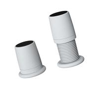 2 almohadillas universales de nivelación de altura ajustable, elevadores de muebles para piernas, almohadillas de protección de suelo, almohadillas duraderas para las piernas