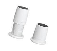 2 almohadillas universales de nivelación de altura ajustable, elevadores de muebles para piernas, almohadillas de protección de suelo, almohadillas duraderas para las piernas