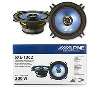 2 Alpine SXE-13C2 13 cm 130 mm 5.25" Altavoces coaxiales de 2 vías 35 Watt rms 200 Watt MAX Carcasas estándar para automóvil, par
