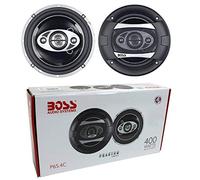 2 Altavoces coaxiales de 4 vías Compatible con Boss Audio Systems PHANTOM P65.4C 16,50 cm 165 mm 6,5" 200 vatios rms 400 vatios MAX sensibilidad 84 db 4 ohmios, por par