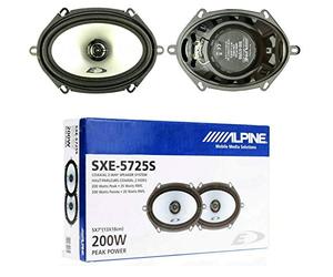 2 Altavoces Compatible con Alpine SXE-5725S coaxial de 2 vías 5 x 7 13,00 x 18,00 cm 130 x 180 mm 35 vatios rms 200 vatios máx 4 ohmios, por par