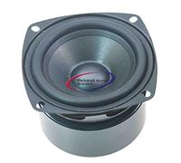 2 Altavoces de 3 Pulgadas de 15 W de Agudos antimagneticos Cuadrados 4 6 8 ohmios HiFi Altavoz de Rango Completo Fuerte inmunidad de interferencias para Altavoz de Audio DIY (8 Ohm Doble magnético)