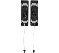 2 altavoces de 8 ohmios, 10 W, altavoz subwoofer, con conexión por cable, para LCD/TV/publicidad/reproductor, negro