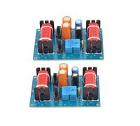 2 altavoces de audio de 3 vías, 150 W, crossover, agudos, medios, para estantería o coche.